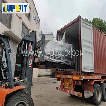 Front Loading Metal Baler And Diesel Unit Sent To Egypt